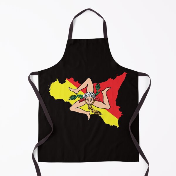Item preview, Sicilian Trinacria Emblem Sicily Map designed and sold by Freshinkshop.