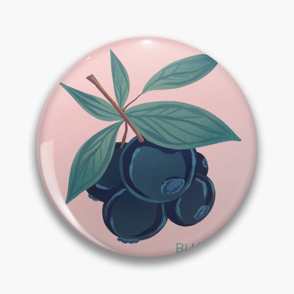 Item preview, blueberry stamp designed and sold by JennLynne.