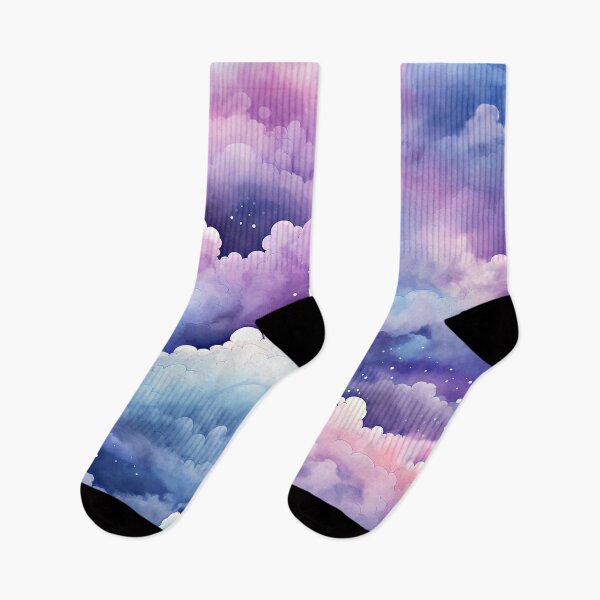 Item preview, Blue And Pink Fantasy Cotton Clouds Abstract Art designed and sold by DEC02.