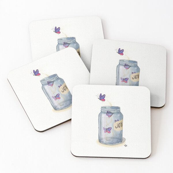 Item preview, Jar of Joy — Watercolour Butterfly Print designed and sold by Frohlocket.