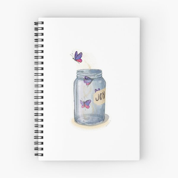 Aperçu de l'œuvre Pot de joie — Impression de papillon à l'aquarelle créée et vendue par Frohlocket.
