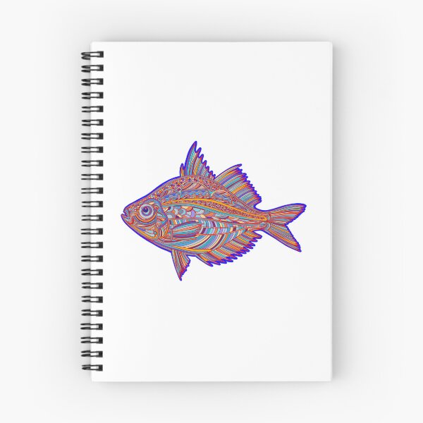 Item preview, Colorful abstract tropical fish designed and sold by DaveDanchuk.