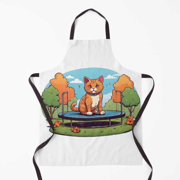 Item preview, cat in the park trampoline designed and sold by Karaz's Animal Kingdom.