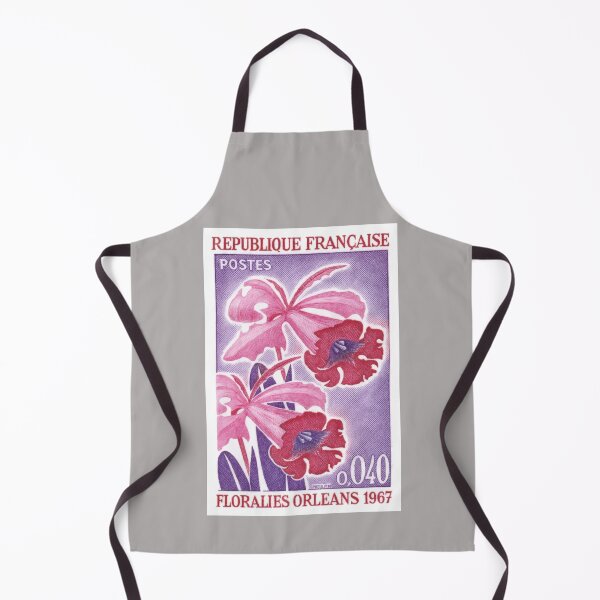 Item preview, 1967 France Floralies Orleans Orchids Stamp designed and sold by retrographics.