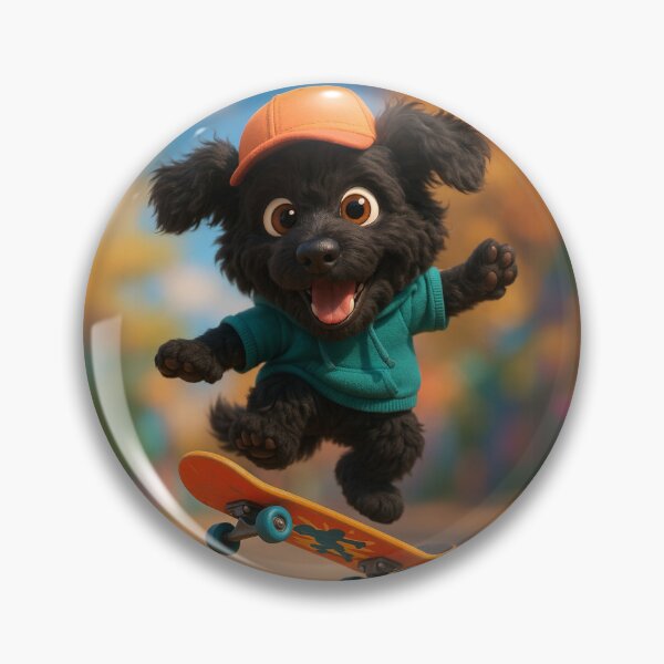 Item preview, Skater Black Russian Terrier designed and sold by Sillytoe.