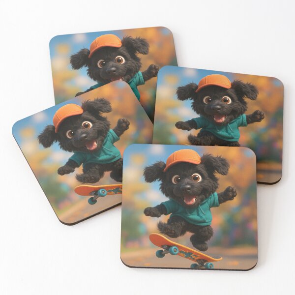 Item preview, Skater Black Russian Terrier designed and sold by Sillytoe.