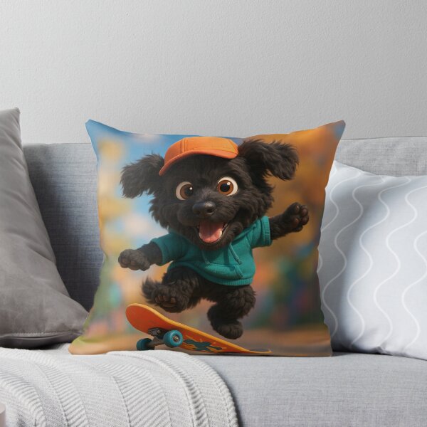 Item preview, Skater Black Russian Terrier designed and sold by Sillytoe.