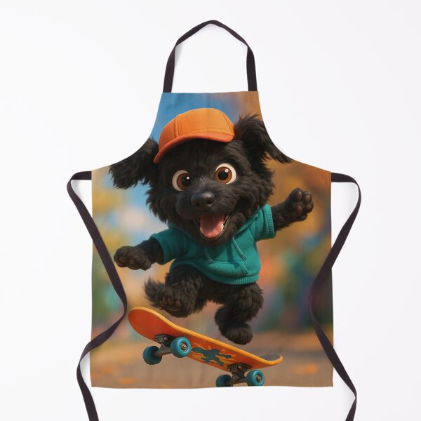 Item preview, Skater Black Russian Terrier designed and sold by Sillytoe.