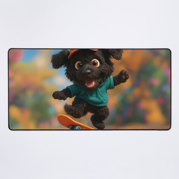 Item preview, Skater Black Russian Terrier designed and sold by Sillytoe.