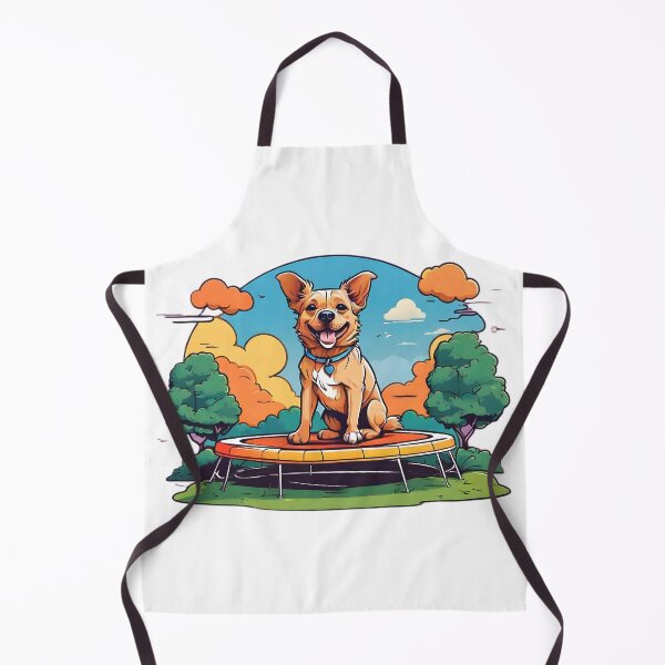 Item preview, dog in the park trampoline designed and sold by Karaz's Animal Kingdom.