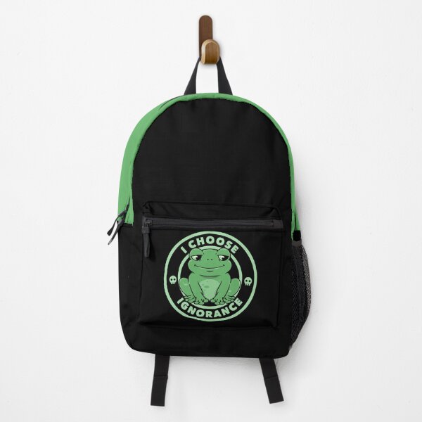 Item preview, I Choose Ignorance Frog by Tobe Fonseca designed and sold by Tobe Fonseca®.