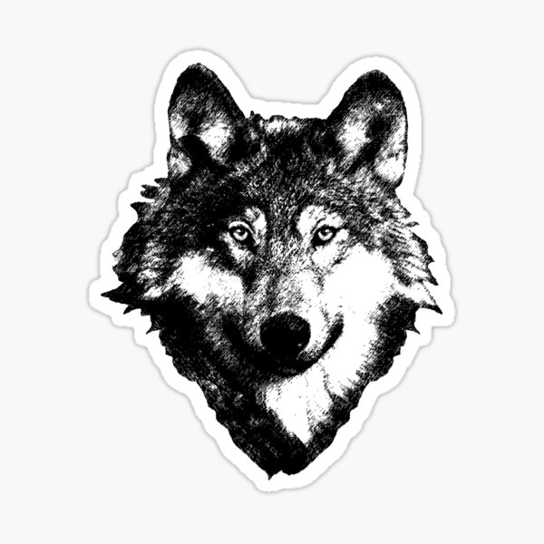Aperçu de l'œuvre Conception de loup solitaire créée et vendue par EthosWear.