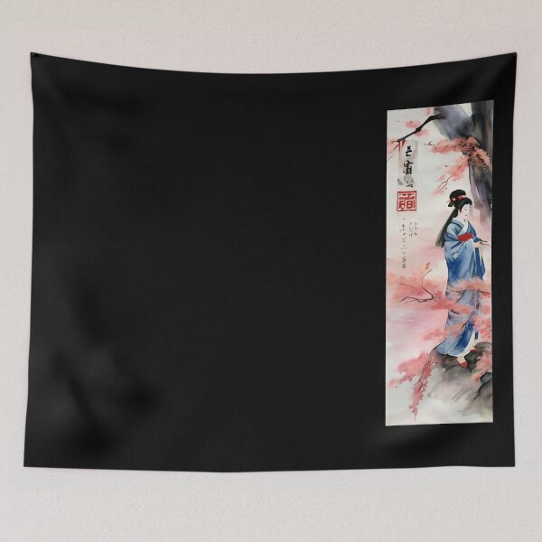 Item preview, Geisha in Blue designed and sold by LKozerski.