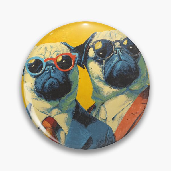 Item preview, Pug Portrait designed and sold by EastEndTownie.