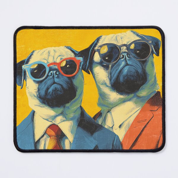 Item preview, Pug Portrait designed and sold by EastEndTownie.