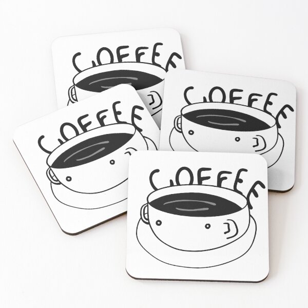 Item preview, Coffee cup cartoon doodle drawing designed and sold by nongsao4.