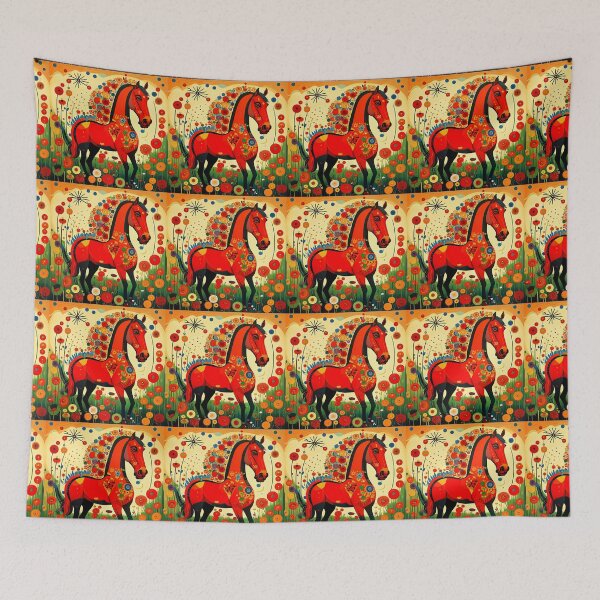 Item preview, A fantastically beautiful red horse. The symbol of the year 2026. designed and sold by Natalia-Vlad.