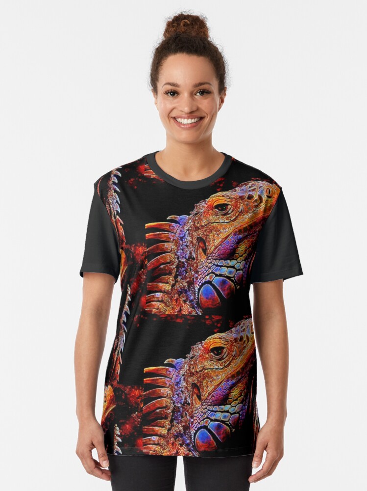 Alternate view of Igor the iguana Graphic T-Shirt
