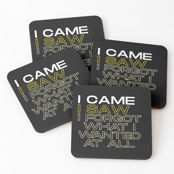 Item preview, I came, i saw, i forgot...#ADHD/ yellow designed and sold by OlaNazimek.