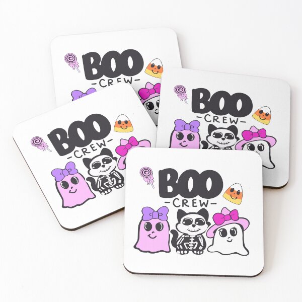 Item preview, Boo crew, kawaii Halloween characters| designed and sold by Scardoodles.