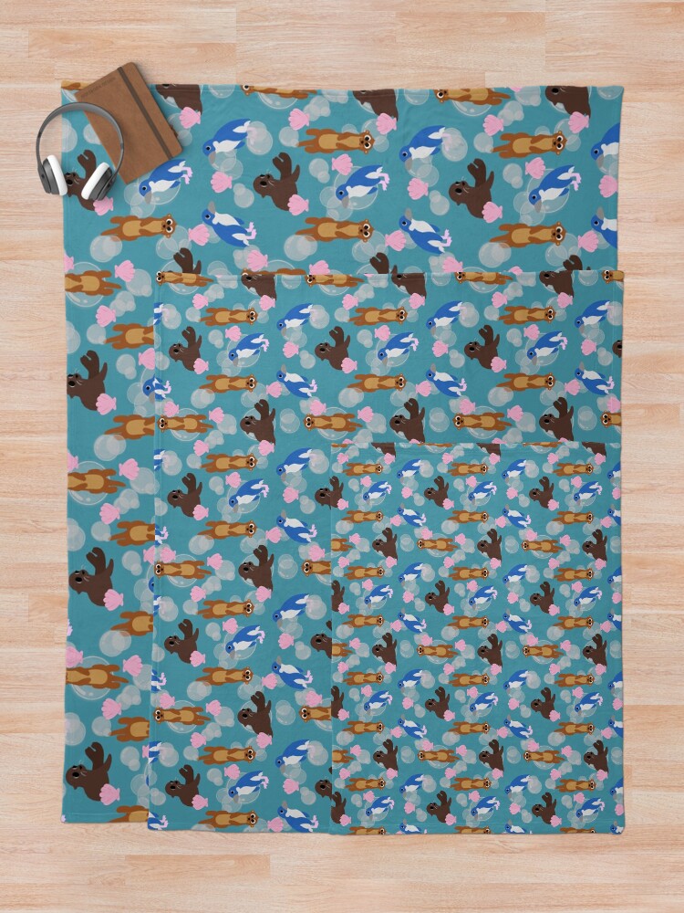 Thumbnail 5 of 6, Throw Blanket, Team Tide designed and sold by bathmatt.