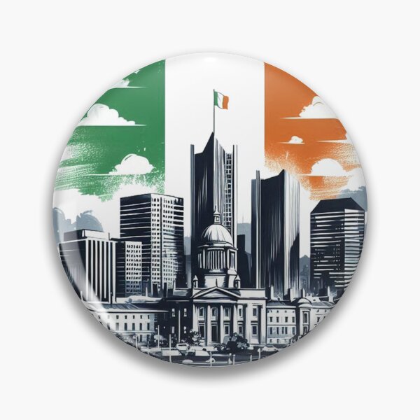 Artikelvorschau, Skyline von Dublin entworfen und verkauft von clintang.