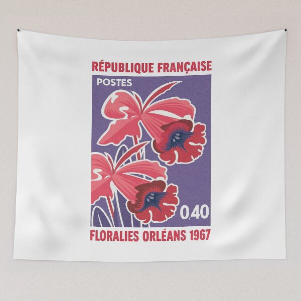 Item preview, France Floralies Orleans Orchids Stamp designed and sold by retrographics.