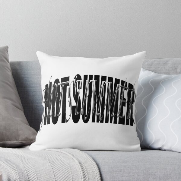 Item preview, HOT SUMMER – Gothic Chrome Text Distortion Tee designed and sold by BernardoGarcia.