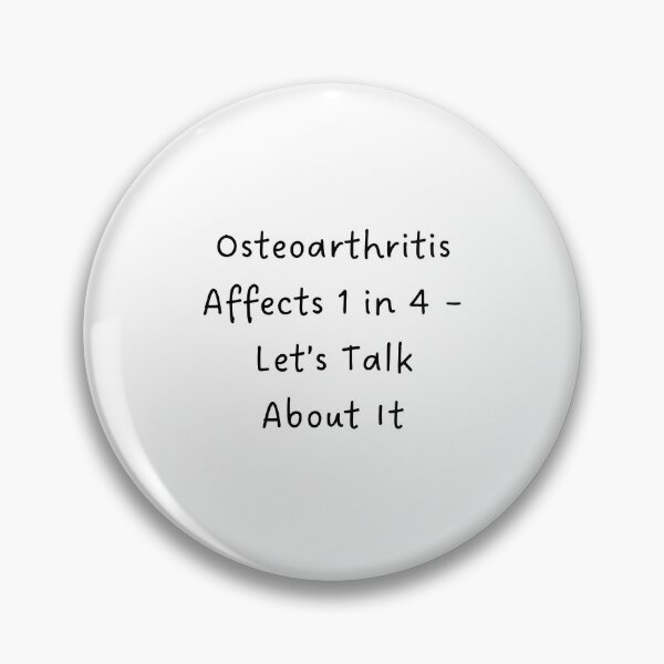 Artikelvorschau, Osteoarthritis betrifft 1 von 4 – Lasst uns darüber reden – Arthritis Awareness Design entworfen und verkauft von RM-Journey.