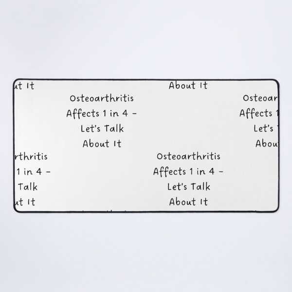 Item preview, Osteoarthritis Affects 1 in 4 - Let's Talk. About It – Arthritis Awareness Design designed and sold by RM-Journey.