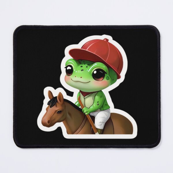 Item preview, A Cute Jockey Frog designed and sold by DWorriBHappi.