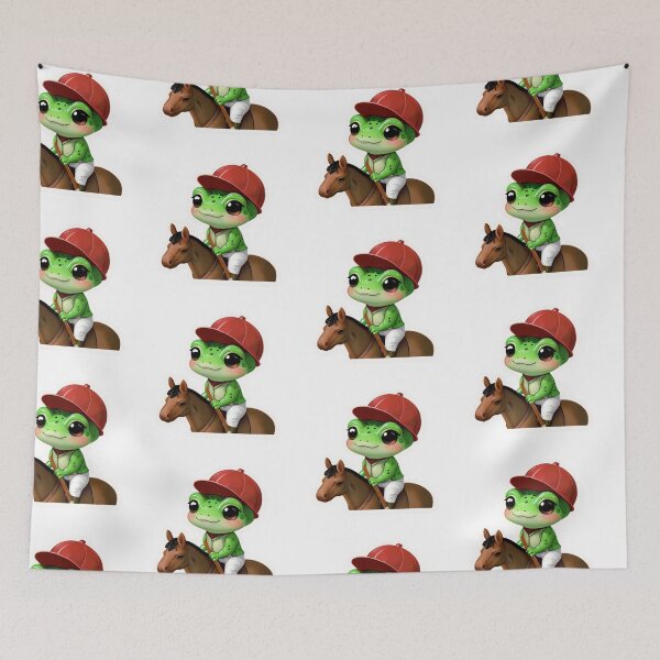 Item preview, A Cute Jockey Frog designed and sold by DWorriBHappi.