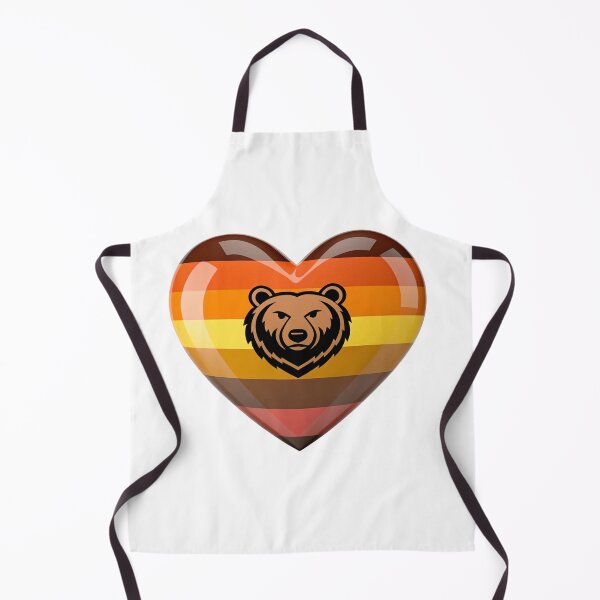 Item preview, heart with color of bear pride flag designed and sold by elkuni.