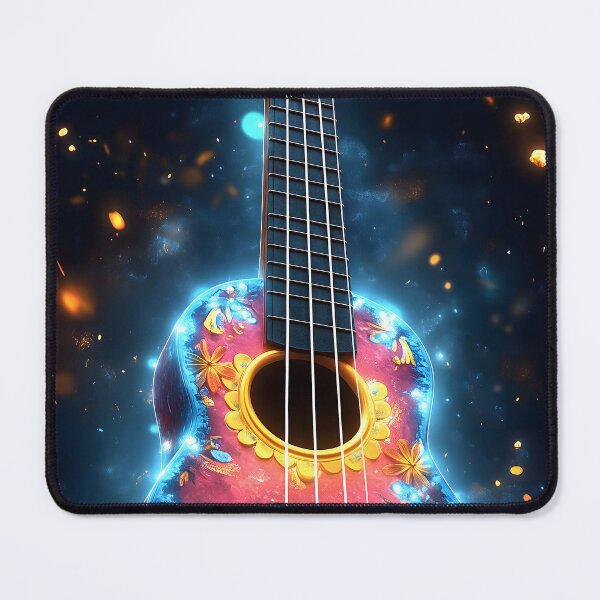 Item preview, Music Instrument Vibrant Floral Ukulele Evoking Tropical Melody Summer Joy designed and sold by mildaclairmo.