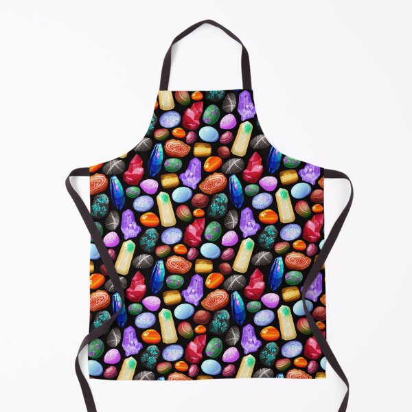 Item preview, Colorful Crystal Quartz Gemstone Seamless Pattern Art designed and sold by Parkerzz.