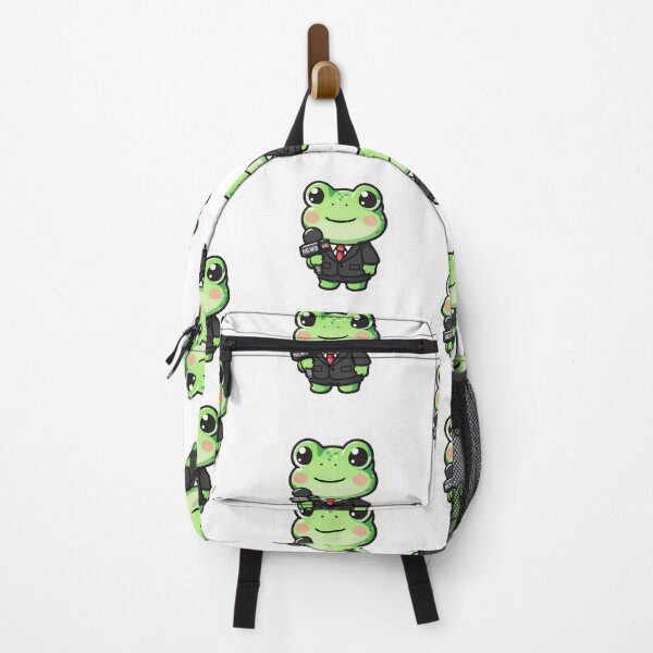 Item preview, A Cute Journalist Frog designed and sold by DWorriBHappi.
