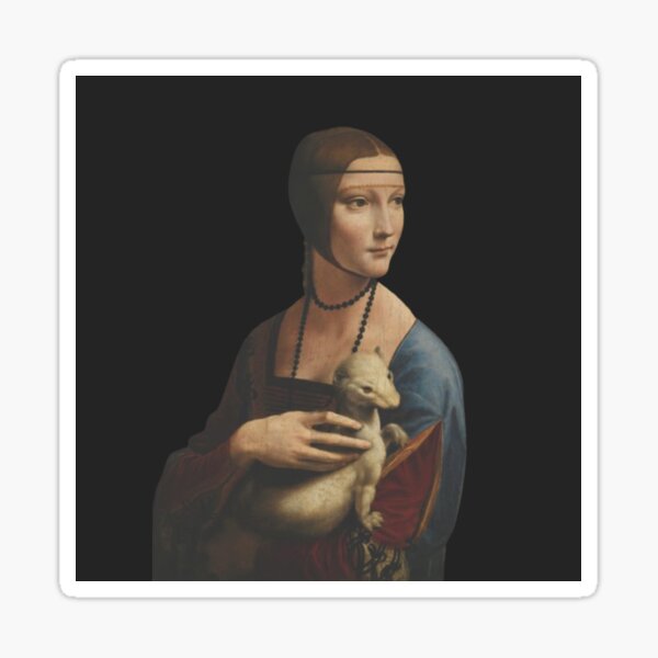 Item preview, Lady with an Ermine, Leonardo da Vinci designed and sold by AcidAwkward.