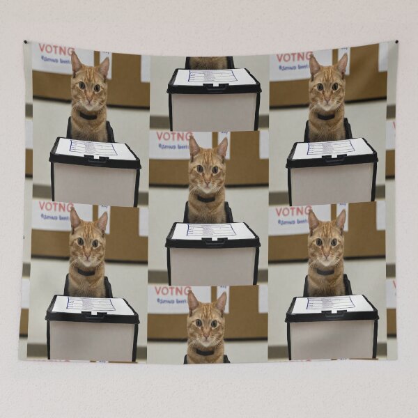 Item preview, I Voted Cat – Feline Democracy in Action designed and sold by KoliBabb.