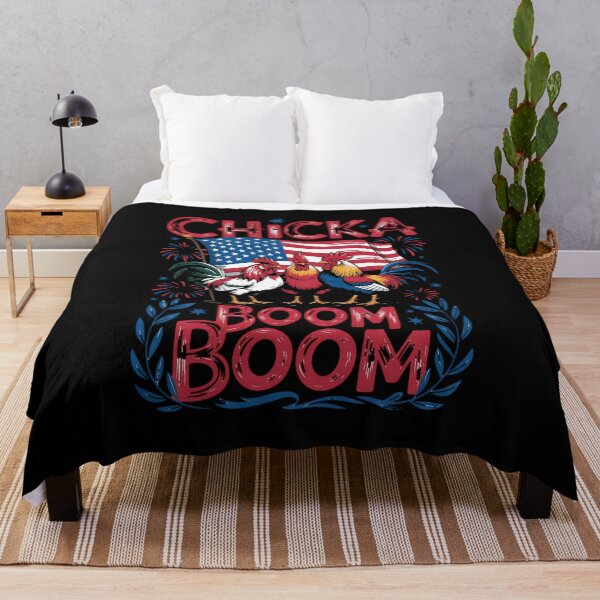 Item preview, Chicka Boom Boom Funny Patriotic Chicken 4th of July designed and sold by BakeryDozen.