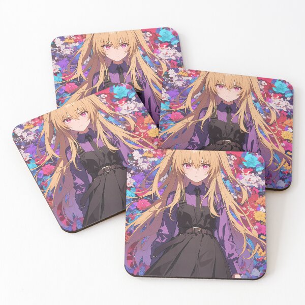 Artikelvorschau, Konjiki Yami To Love Ru Anime Florale Wandeleganz entworfen und verkauft von mildaclairmo.