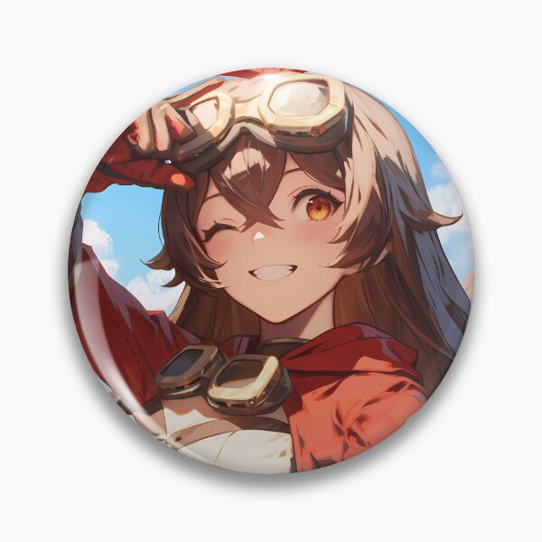Item preview, Amber Genshin Impact Game Poolside Summer Serenity Portrait designed and sold by mildaclairmo.