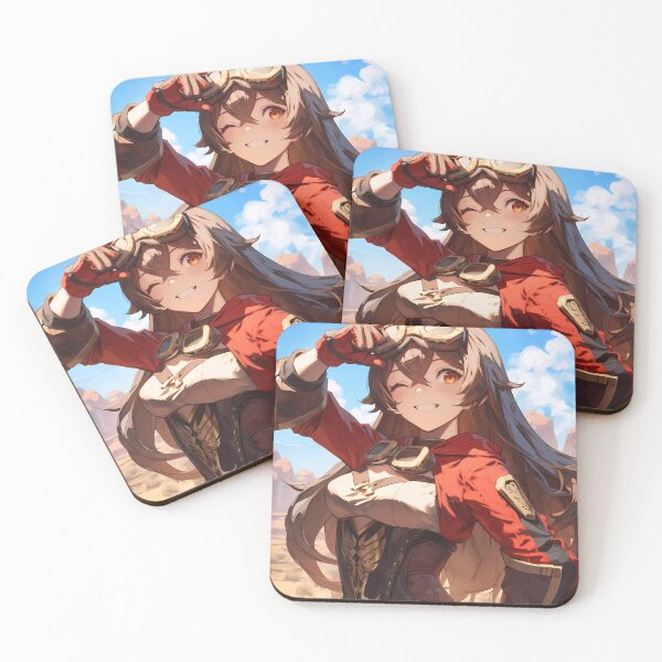Item preview, Amber Genshin Impact Game Poolside Summer Serenity Portrait designed and sold by mildaclairmo.