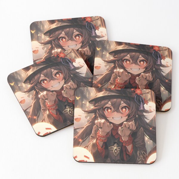 Item preview, Hutao Hu Tao Genshin Impact Game Ghost Mischief Portrait Night designed and sold by mildaclairmo.