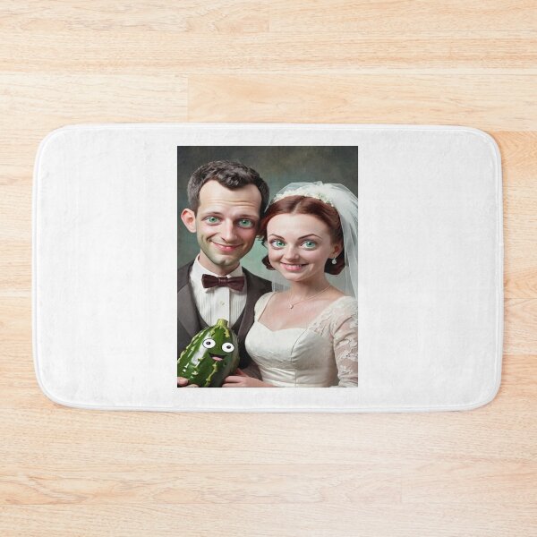 Item preview, Mr. & Mrs. Gherkin & Son – Pickled Family Portrait designed and sold by KoliBabb.