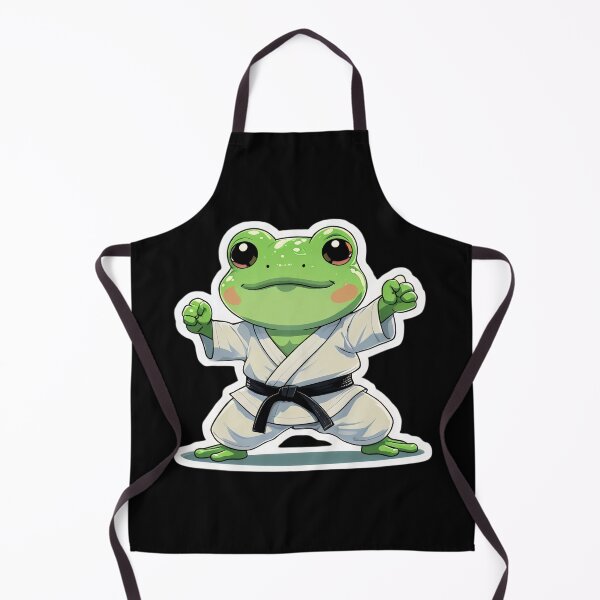 Item preview, A Cute Karate Instructor Frog designed and sold by DWorriBHappi.