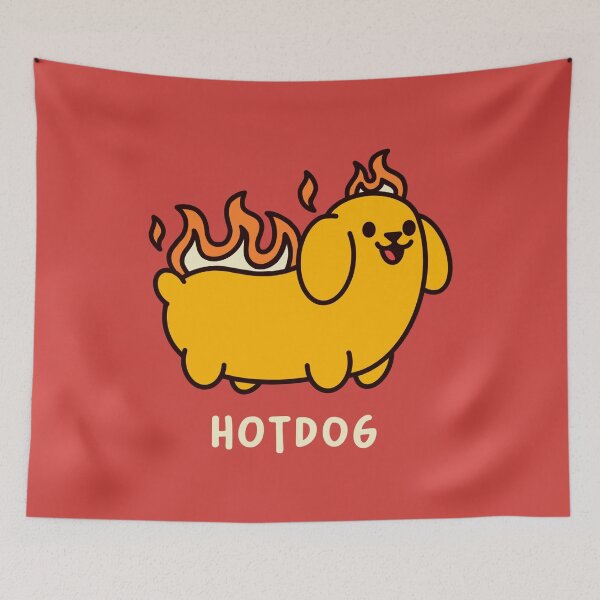 Item preview, Literal Hotdog by Tobe Fonseca designed and sold by Tobe Fonseca®.