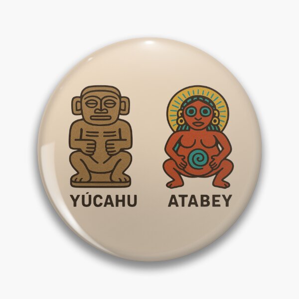 Item preview, Yúcahu and Atabey - Taíno Gods of Nature and Life designed and sold by Myra365Art.