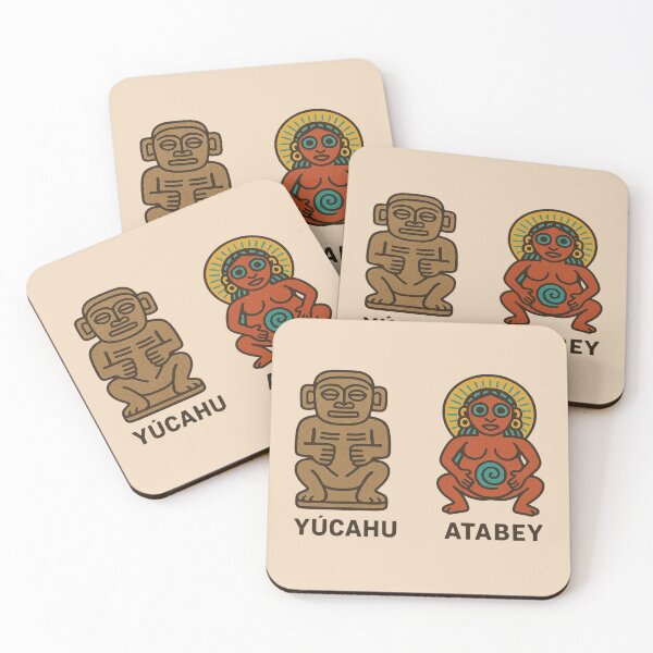 Item preview, Yúcahu and Atabey - Taíno Gods of Nature and Life designed and sold by Myra365Art.