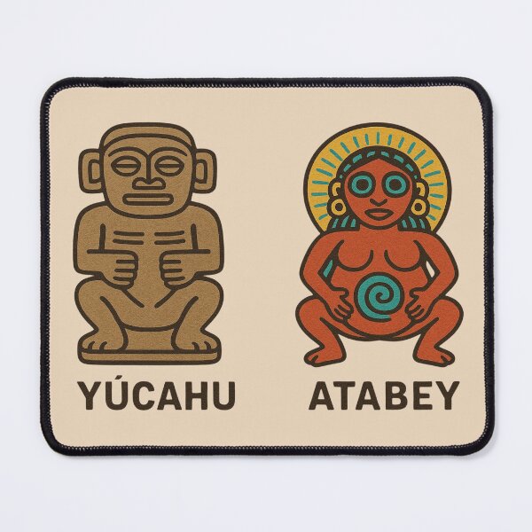 Item preview, Yúcahu and Atabey - Taíno Gods of Nature and Life designed and sold by Myra365Art.
