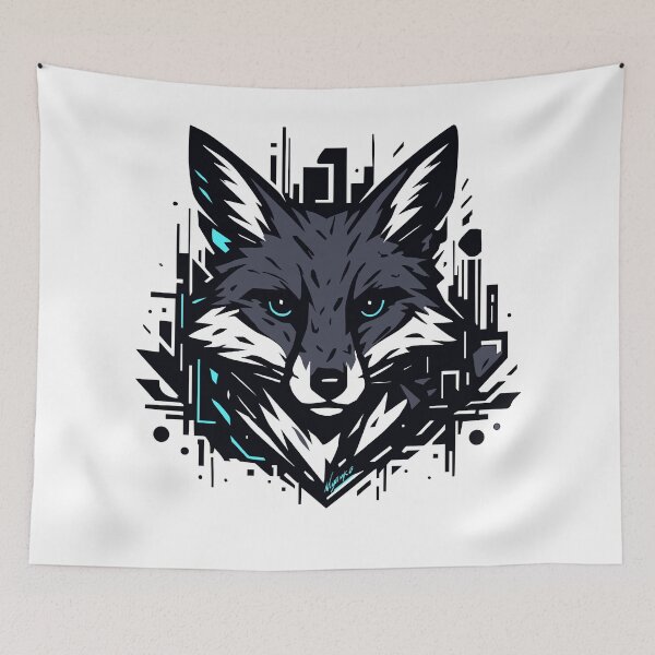 Item preview, Cyber Fox Sentinel – Night Code Watcher Tech fox designed and sold by myanko.